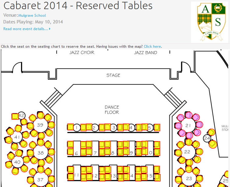 Jazz Band Seating Chart