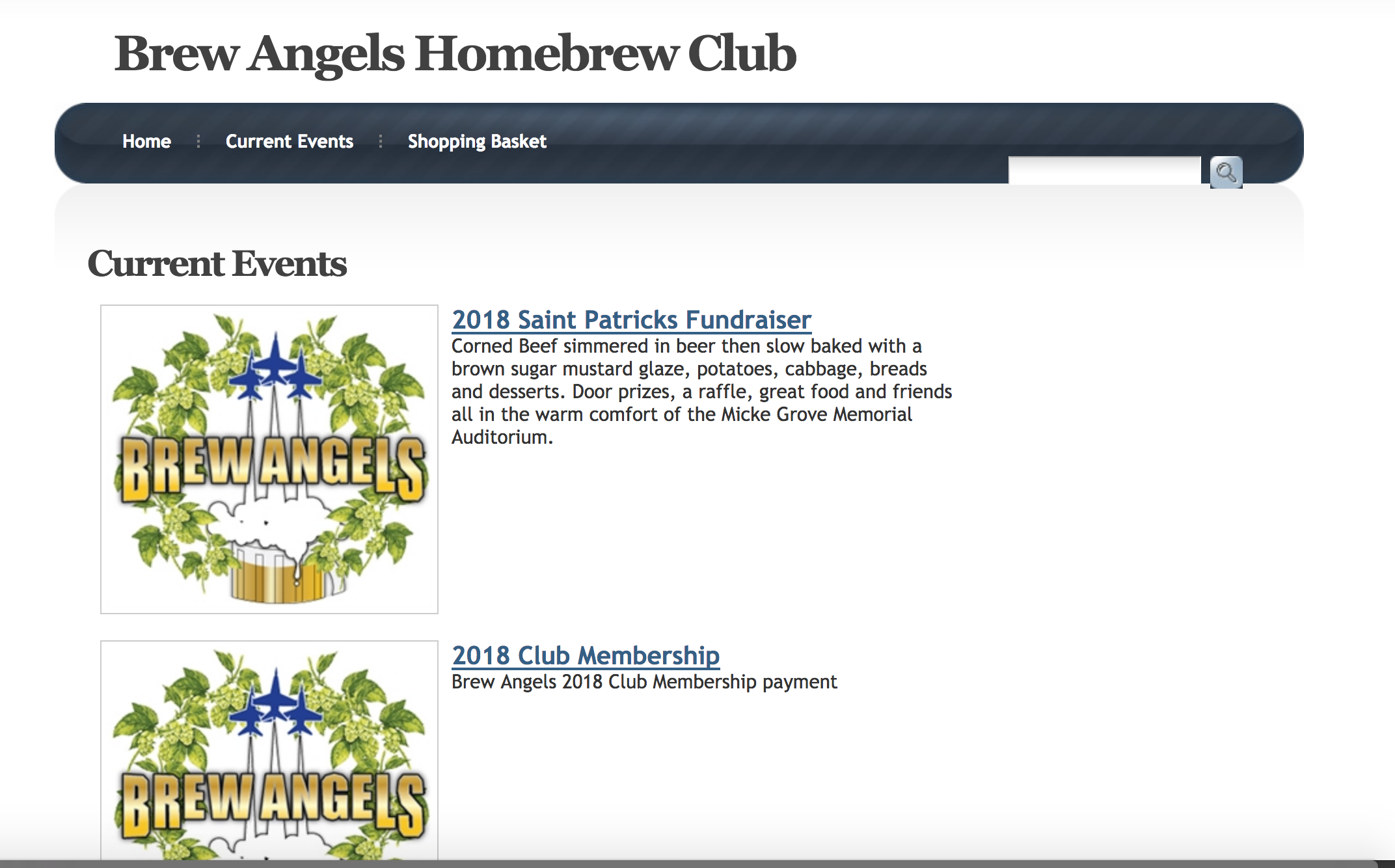 Brew Angels Homebrew Club website