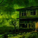 A spooky looking haunted house for all the tips we have about planning your event, including an eventbrite alternative.