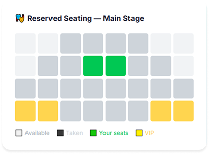 Reserved Seating
